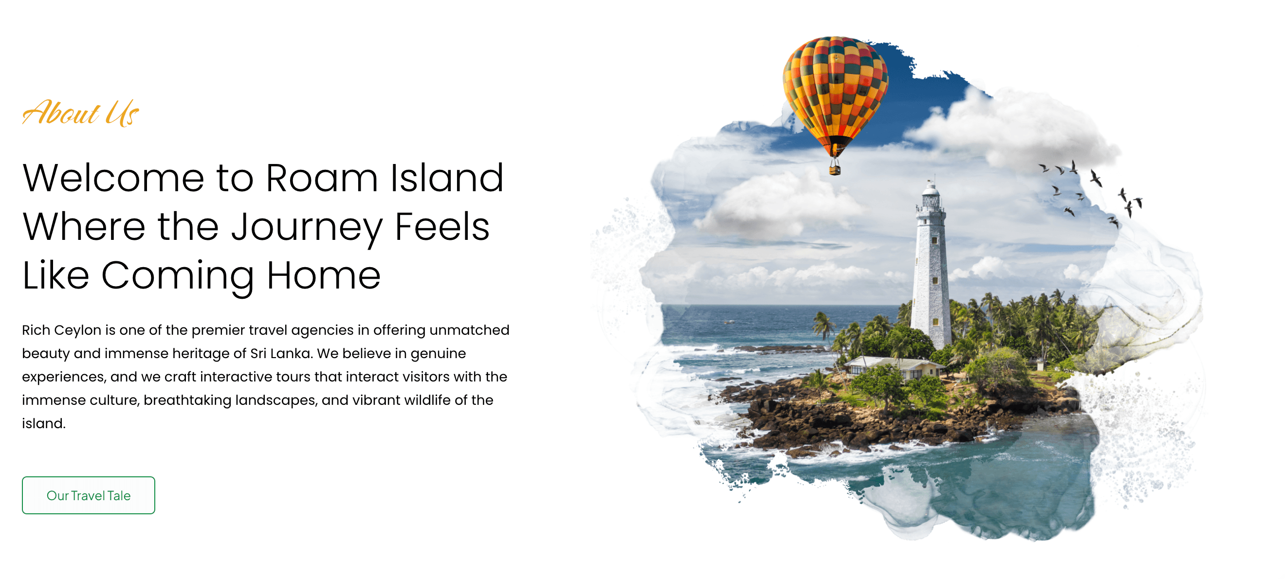 Tourism Website for Rich Travel